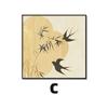 Caligrafía y Pintura Antigua Pintura Decorativa para Sala de Estar Pintura Vintage Estilo Chino para Dormitorio Pintura de Escritorio Adornos para Mueble de TV