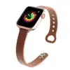 Para Apple watch345678 Generación Correa de Cuero Iwatch Correa de Cuero Pulsera de Doble Clavo Correa de Apple