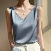 Transfronterizo 2025 Tirantes Dobles Moda Cool Chaleco Pequeño para Mujer Verano Nuevo Camisola de Mujer con Cuello en V e Interior