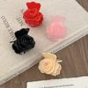 Pinza para el pelo con lazo a juego, accesorio para el pelo de tamaño pequeño, accesorio para la cabeza, pinza para el pelo de acetato rosa a la moda