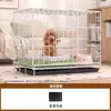 Jaula para Perros Teddy Especial para el Hogar Casa de Metal para Perros Tipo Plegable Espacio Grande Interior Jaula para Perros Medianos y Pequeños Jaula Valla para Mascotas