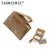 Cartera corta transfronteriza para mujer Yue Qian Kai moda ins color de contraste 20% de descuento pulsera de mano billetera multi-tarjeta al por mayor