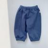 Calça de Moletom Infantil Outono e Inverno Estilo Coreano Roupas Infantis Calça de Lã Grossa Cor Lisa para Bebê Calça Casual para Bebê Calça de Menino
