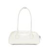 Bolso de Mujer Nuevo Nicho Moda Cuero Genuino Bowling Axilar Hombro Piel Vacuna Gran Capacidad Portátil Bolso Baguette