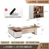 Escritorio de oficina del jefe, escritorio ejecutivo simple moderno para hombre, escritorio pequeño individual de CEO, escritorio y silla de oficina para supervisor gerente