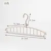 Cabide Multifuncional de Novo Estilo Transfronteiriço para Lojas de Roupas Femininas, Uso Doméstico, Vestiários, Dormitórios e Quartos, Suporte de Armazenamento Antiderrapante com Onze Furos