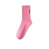 Calcetines de Algodón Puro para Mujer, Calcetines de Media Caña Dopamina para Otoño e Invierno, Calcetines Largos Modernos Versátiles Nuevos de Celebridad de Internet Estilo Universitario Lindo
