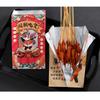 Bolsa de embalaje para barbacoa para llevar, papel de aluminio a prueba de aceite aislante, kebab, brocheta frita, papel de aluminio, marea nacional, bolsa de papel de embalaje, venta al por mayor comercial