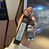 Novo casal relâmpago urso chaveiro bolsa astronauta carro silicone chaveiro astronauta pingente presente