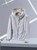 Nueva Ropa de Protección Solar de Verano para Hombres y Mujeres, Talla Grande con Capucha, Ligera, Transpirable, Ropa de Protección Solar, Chaqueta de Pesca para Exteriores para Parejas