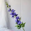 Flor de golondrina voladora artificial de un solo tallo Violeta fantasía Flor artificial Decoración de boda hogar hotel Flor Venta al por mayor transfronteriza Flor artificial