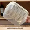 Caixa de Armazenamento Transparente para Conjunto de Chá com Tampa para Sala de Estar, Porta-Rack de Armazenamento com Bandeja de Drenagem Compartimentada para Chá, Caixa de Armazenamento à Prova de Poeira para Bule de Chá Kung Fu