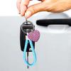 Llavero creativo de cuerda trenzada de la serie Amazon Spot Love, llavero de coche de moda Xiyin, llavero creativo