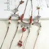 Collar de Cerámica Estilo Étnico Retro Joyería Diseño de Nicho Cadena para Clavícula Versátil Cadena Tejida para Suéter Lujo Ligero Sensación de Alta Gama