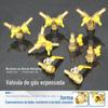 Garfo duplo Válvula de gás de fio interno e externo duplo gás natural válvula de gás trigêmeo de fio interno e externo garfo duplo tubo de plástico fornecimento de válvula de gás