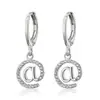 Lote mixto de varios estilos aretes de oro para mujer con colgante geométrico de circón microincrustado joyería de oreja de nicho de alta gama
