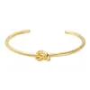 Pulsera Trenzada de Anillo Liso Retro Europea y Americana para Mujer, Lujo Accesible, Diseño de Alta Gama, Elegante de Moda, Pulsera Versátil para el Día a Día