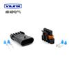 Conector para coche DJ7043B-1.65-11/21, conector para coche de 4 orificios, par macho y hembra enchufable