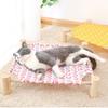 Cama de Campaña de Tela para Mascotas, Cama para Perros Pequeños, Usable en Todas las Estaciones, Tapete para Gatos, Cama para Gatos, Suministros para Gatos, Cama Refrescante para Gatos