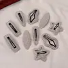 Nuevas pinzas para el pelo de lunares en blanco y negro de moda, pinzas BB de nube y estrella, pinzas para flequillo lateral, pinzas para el pelo, accesorios para el pelo