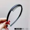Faixa de Cabeça Versátil da Moda para Mulheres com Dentes, Faixa de Cabeça Antiderrapante para Lavar o Rosto, Acessório de Cabelo Masculino Presilha de Cabelo