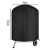Caja Mixta Cubierta Redonda Impermeable para Barbacoa Cubierta para Parrilla