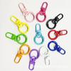 Hebilla de puerta de color caramelo hebilla de resorte accesorios diy con cuentas material llavero hecho a mano anillo colgante para muñeca equipaje