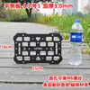 Porta-maletas laterales para motocicleta, Montaje en el tanque de combustible, Soporte lateral modificado para bolsa, Placa táctica para colgar, Estante para panel lateral de vehículo eléctrico
