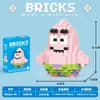 Nuevos Bloques de Construcción de Dibujos Animados Transfronterizos, Bloques de Ensamblaje de Micropartículas, Juguetes para Niños, Juguetes de Caja Sorpresa de Puesto Callejero, Regalos
