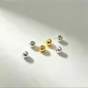 Prata Esterlina S925 Contas de Silicone de Posicionamento com Anéis Ajustáveis DIY Colar Pulseira Acessórios de Contas Elásticas Atacado