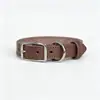 Nuevo collar para perro de cuero genuino multicor de flor entera de vacuno 2026, disponible en tallas grande, mediana y pequeña, con cuero suave, artesanía exquisita y un refinado acabado al aceite