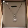 Joyería Ai Tong: Collar Redondo Suave y Elegante, Collar Vintage Exquisito y Lujoso, Collar Simple Versátil Brillante y Transparente