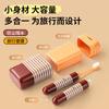 Escova de Dentes Dobrável Bubble Dog Escova de Dentes Portátil para Viagem Conjunto de Higiene Pessoal Essencial para Viagem de Negócios Artefato Essencial para Viagem Suprimentos de Hotel