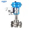 Válvula reguladora pneumática óleo térmico a vapor oxigênio etc. industrial fluxo pressão temperatura regulação alta precisão