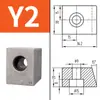 Bloque de Guía Lineal Máquina Herramienta Bloque de Fijación de Riel Lineal Placa de Presión Inclinada Tipo T1T2T3A123K123 Bloque Cuña de Riel Deslizante Otro