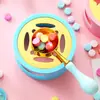 Fabricante de fonte de tinta de fogo retrô estilo europeu em estoque cor macaron colher de selo de tinta conjunto completo de forno de tinta de fogo
