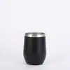 Copo para Casca de Ovo em Aço Inoxidável, Copo Térmico a Vácuo de Camada Dupla, Copo para Beber Diretamente com Revestimento em Spray, Copo de Ovo Portátil para Carro, Atacado Personalizado