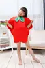 Roupas de desempenho do jardim de infância Roupas de frutas para crianças Roupas de xale Tecido não tecido Roupas infantis Terno Estudante Vegetal Roupas de desempenho