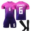 2024 Alemania visitante 13 Mueller Copa de Europa Musi camiseta 17 Wirtz 8 Kroos uniforme de fútbol traje de hombre