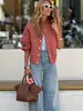 Chaqueta Corta Acolchada Retro Nueva de Otoño e Invierno para Mujer Transfronteriza, Chaqueta de Manga Larga a la Moda y Elegante Estilo Pequeño Fragante