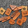 Etiquetas de Couro Personalizadas para Roupas Masculinas e Femininas, Etiquetas de Couro PU, Etiquetas de Roupa, Acessórios Personalizados, Acessórios para Chapéus, Marcas da Moda