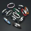 Pulsera Minimalista de Cuero Tejido Liso Grabado, Brazalete de Moda de Acero Inoxidable para Hombres Europeos y Americanos, Accesorio Popular Transfronterizo