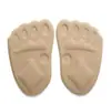 Almohadillas para el antepié para tacones altos deportivos, unisex, previenen ampollas, plantillas de media talla, ajustadores de talla de zapato, inserciones de zapato transpirables para zapatos