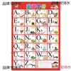 Alfabetización para Bebés Impermeable Silencioso Mural Educativo Infantil Temprano Reconocimiento de Imágenes Pinyin Mural Iluminación Cognitiva Unilateral