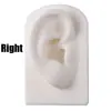 Modelo de oreja simulada transfronterizo, modelo de oreja humana de silicona suave, accesorio para la oreja, pantalla y herramienta de práctica para perforaciones de oreja