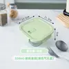 Fiambrera de Vidrio, Apta para Microondas, Fiambrera Rectangular, Fiambrera para Oficinistas, Recipiente Doméstico para Guardar Alimentos