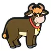 Novos Acessórios DIY de Animais de Desenho Animado Decoração Plana Chinelos Presilha de Cabelo Acessórios de Joias Fofos Adesivos de Borracha Macia PVC
