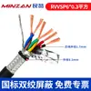 Cable de Par Trenzado Apantallado Estándar Nacional Rvsp/Rvvsp Núcleo 2468 0.3 0.5 Cuadrado 0.75 Cable de Señal de Comunicación Rs485
