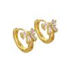 Novedad Pendientes de Lazo Nuevo 2025 Explosiones Moda Pendientes Versátiles Sentido Avanzado Corea del Sur Exquisito Elegante Clip para Oreja