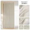 Q5Vq5V Cortinas Opacas de Chenilla Doble Cara para Dormitorio, Cortinas Cortas Doble Cara del Mismo Color con Barras Telescópicas, Juego Completo, No Requiere Taladrar
